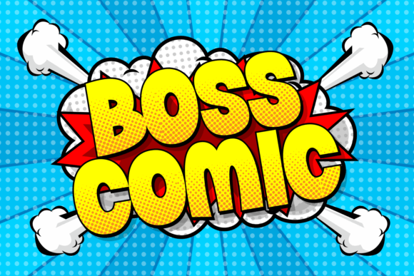 Boss Comic: The Charming Display Font for Creative Projects