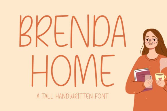 Brenda Home: A Modern Display Font for Bold Branding