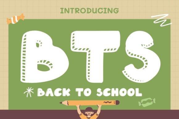 Bts Font for Creative Branding and Display Design