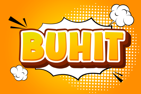 Buhit: The Thick Display Typeface for Bold Editorial Design