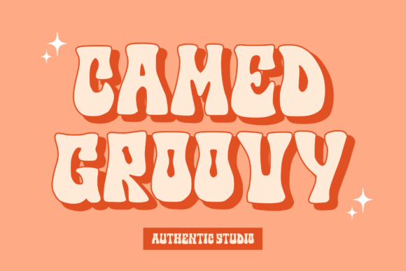 Camed Groovy: A Display Font for Funky Editorial Design