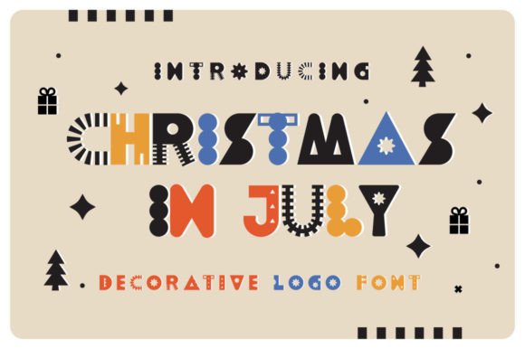 Christmas in July Font for Professional Branding