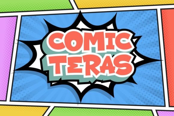 Comic Teras: A Playful Display Font for Editorial Design