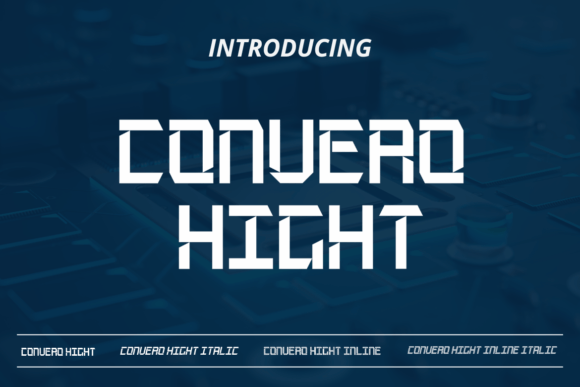 Convero Hight Font for Modern Editorial Design