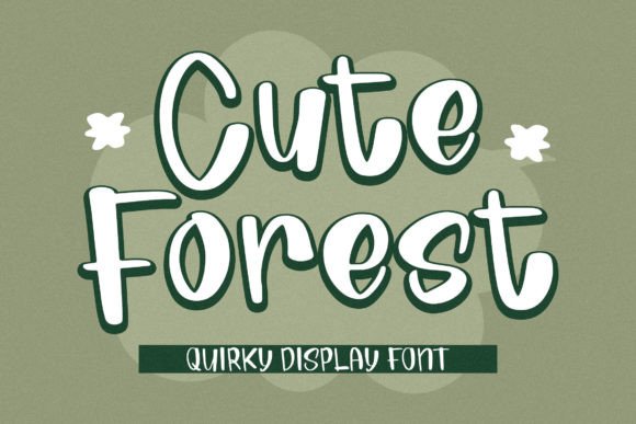 Cute Forest Font for Quirky Web Designs