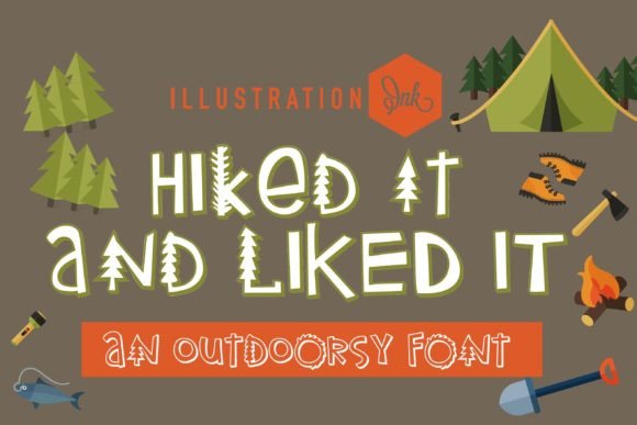 Hiked It and Liked It: A Mountainous Display Font for Bold Branding