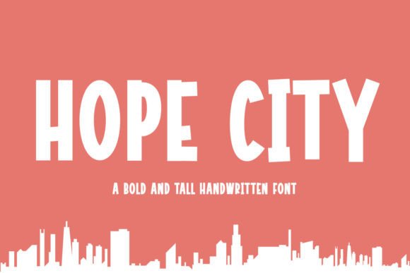 Hope City: A Bold Display Font for Creative Makers