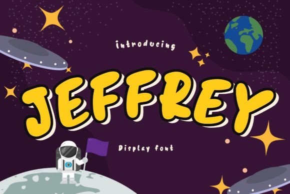 Jeffrey: A Playful Display Font for Creative Projects