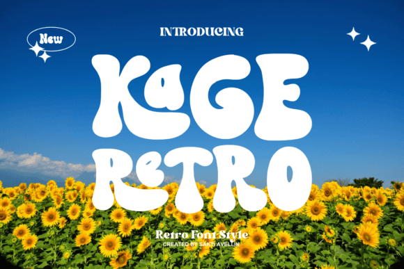 Kage Retro Font for Quirky and Modern Editorial Design