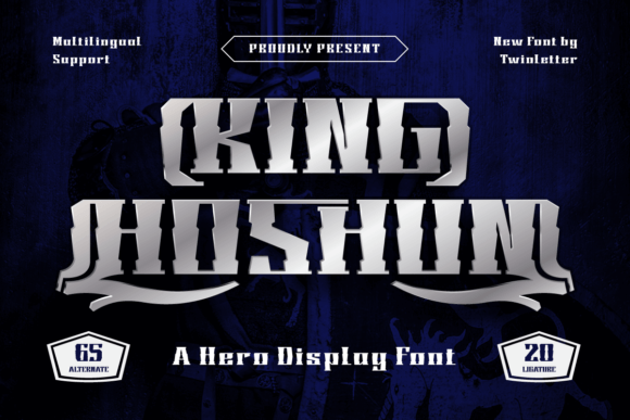 King Hoshun: A Bold Display Typeface for Editorial Impact
