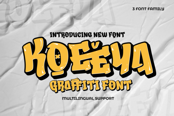 Koeeya: The Charming Display Graffiti Font for Makers