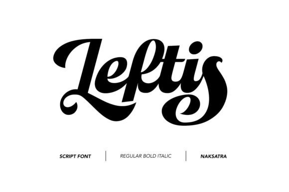 Leftis Script Font for Modern Digital Branding