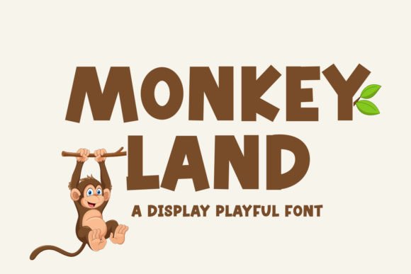 Monkey Land: A Bold Display Font for Modern Web Design