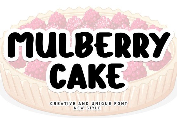 Mulberry Cake: The Sweet Handwritten Display Font for Modern Brands