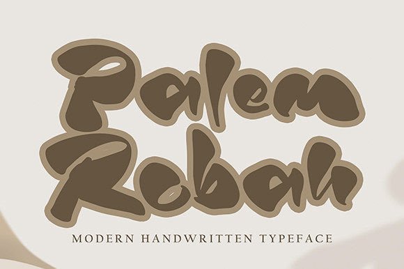 Palem Robah: A Quirky Display Font for Web Design