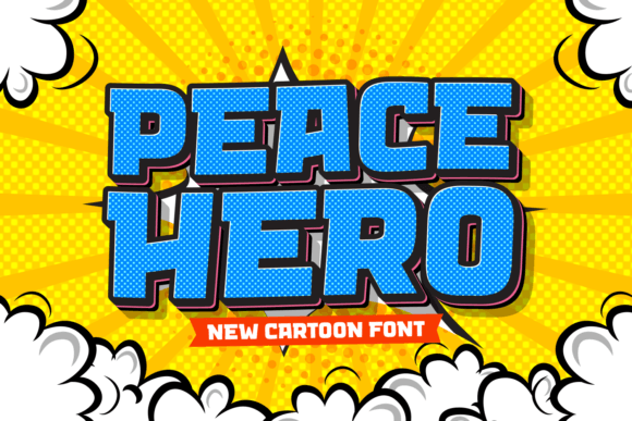 Peace Hero: A Thick Cartoon Display Font for Bold Typography