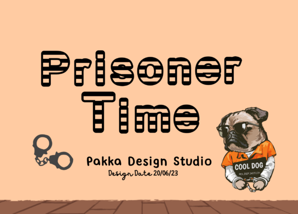 Prisoner Time: A Dramatic Display Font for Bold Branding