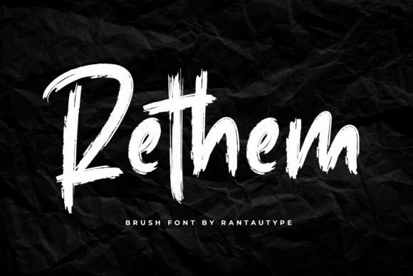 Rethem: The Bold Brush Font That Transforms Your Brand Identity