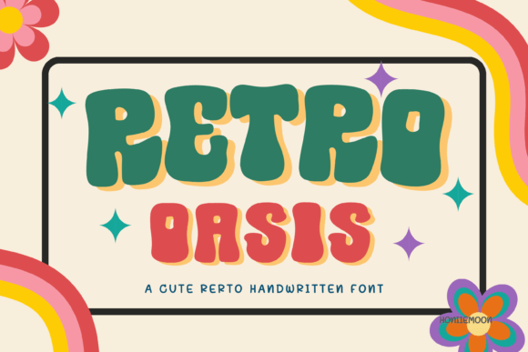 Retro Oasis: The Perfect Vintage Display Font for Your Brand