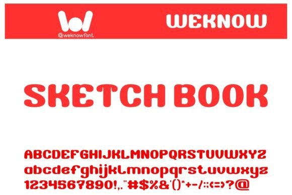 Sketch Book: The Premium Display Typeface for Campaign Design