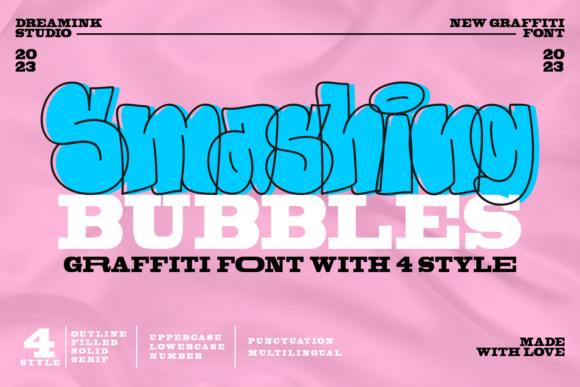 Smashing Bubbles Font for Eye-Catching Branding