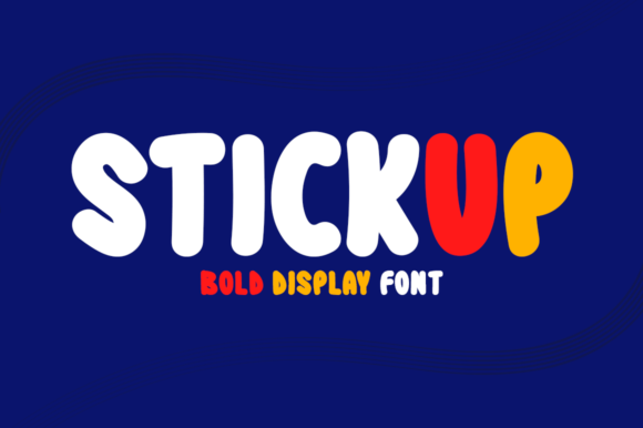 Stickup Font: A Bold Display Font for Creative Projects