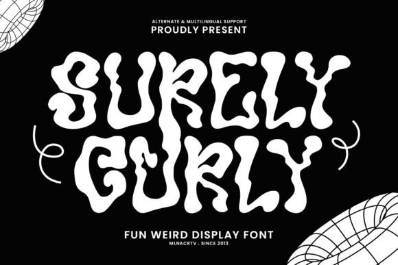 Surely Curly: The Playful Display Font for Handmade Branding