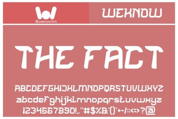 The Fact: A Premium Display Font for Modern Brand Identity