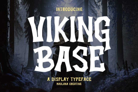 Viking Base: A Bold Sans Display Font for Modern Editorial Design