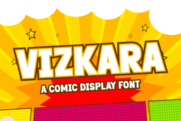 Vizkara: A Playful Display Font for Creative Makers