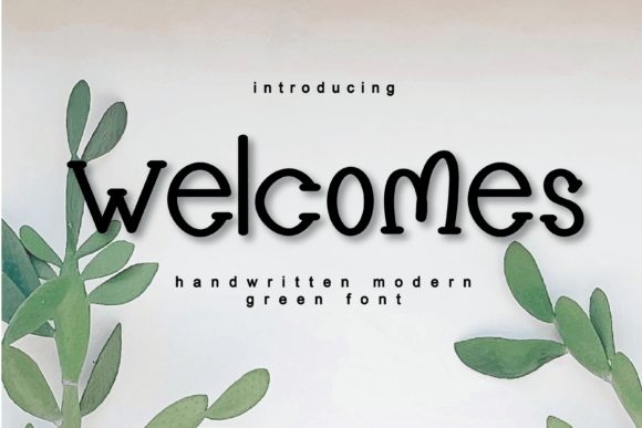 Welcomes: A Delicate Handwritten Display Font for Creative Brands