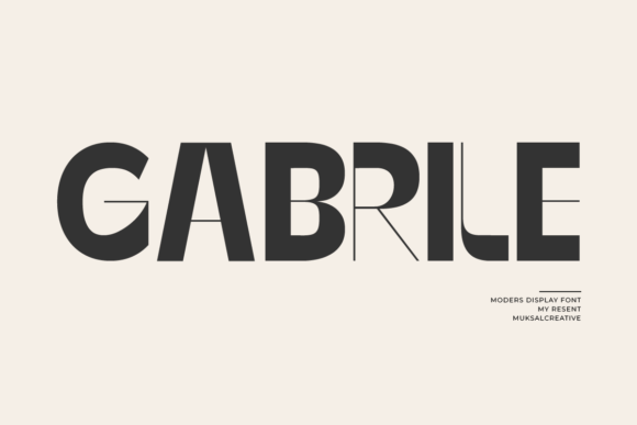 Why Gabrile Is the Perfect Modern Display Font for Your Brand