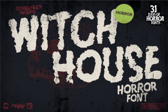 Witch House Font for Darkly Dramatic Designs