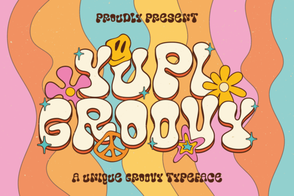 Yupi Groovy: The Retro-Modern Font for Bold Branding